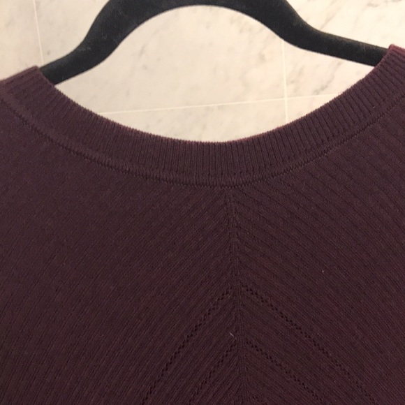 Dark Purple Club Monaco Sweater Dress - Picture 8 of 8